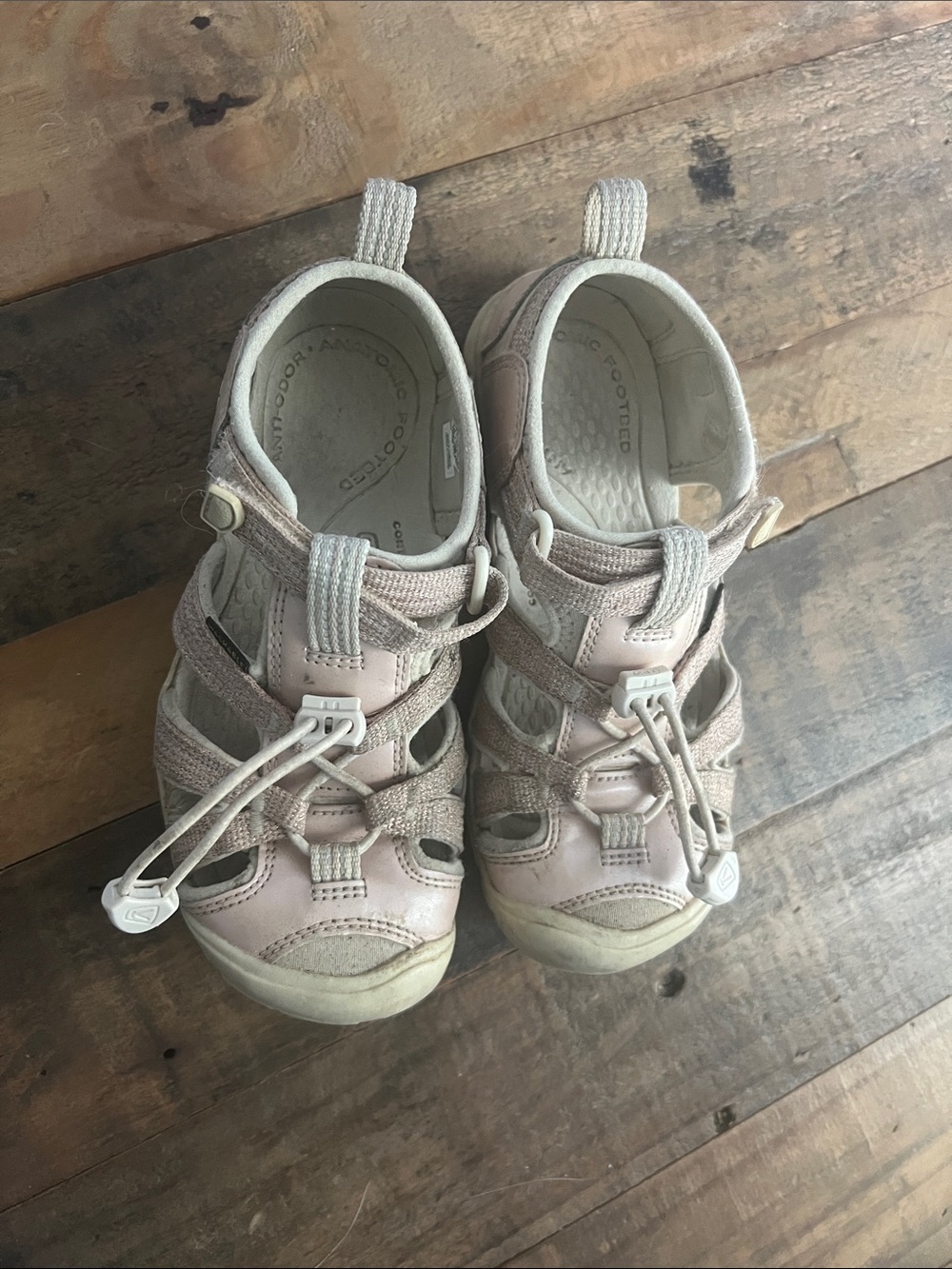 Keen Girls Blush Pink Closed-Toe Sport Sandals